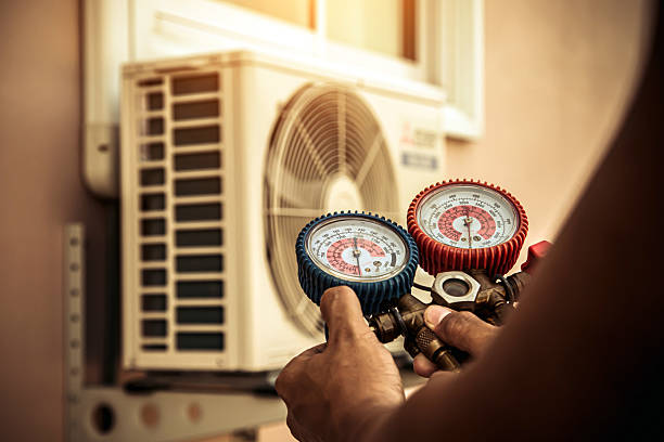 Professional Hvac Maintenance technician working in Bayside, NY